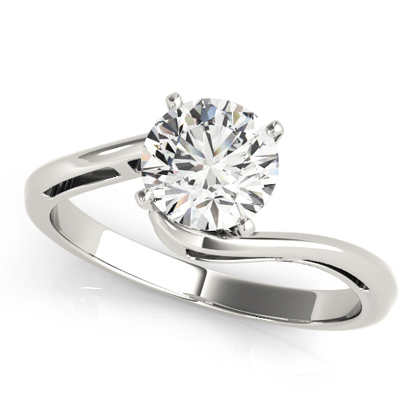 Azra Twisted Solitaire Engagement Ring