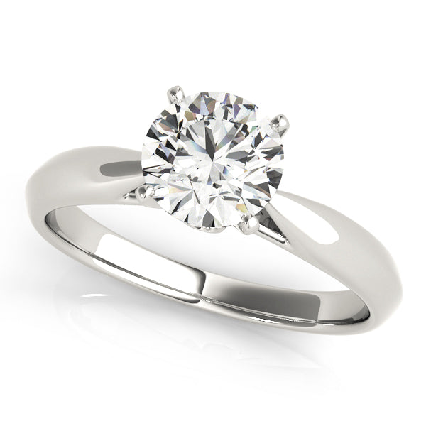 Sloane Solitaire Hidden Halo Engagement Ring