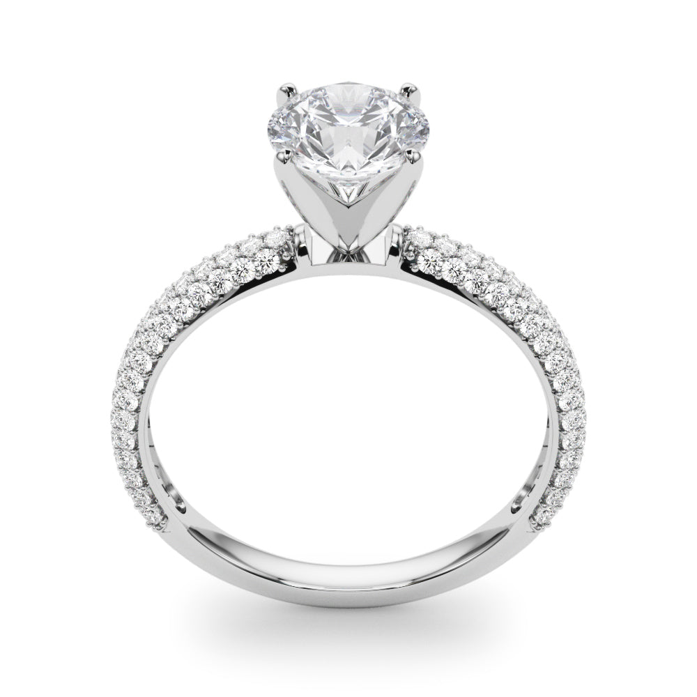 Casty Three Row Engagement Ring