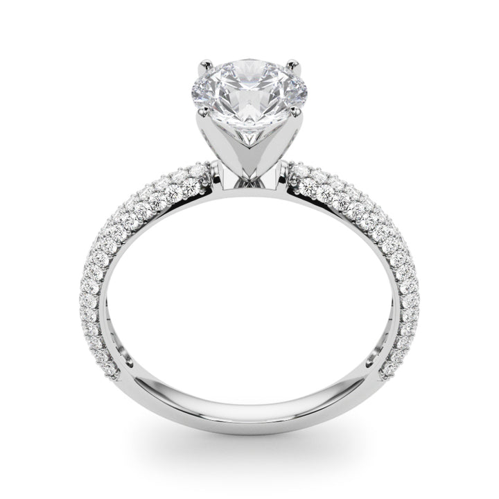 Casty Three Row Engagement Ring