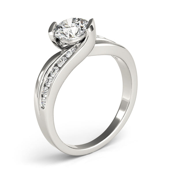 Trent Bypass Bezel Engagement Ring