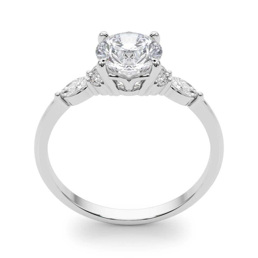 Larry Three Stone Engagement Ring