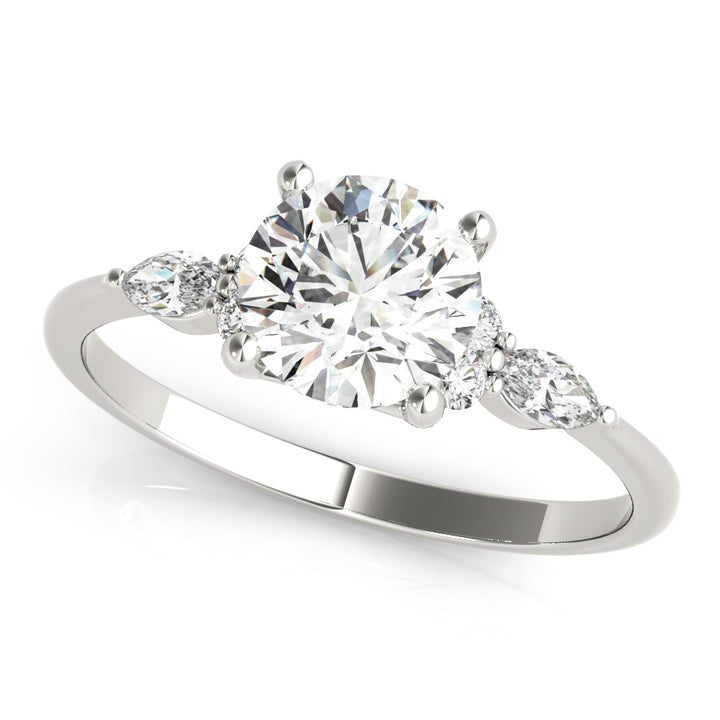 Larry Three Stone Engagement Ring
