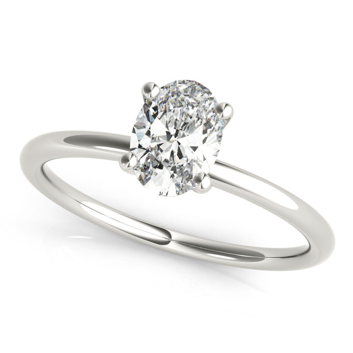 Isa Oval Solitaire Engagement Ring