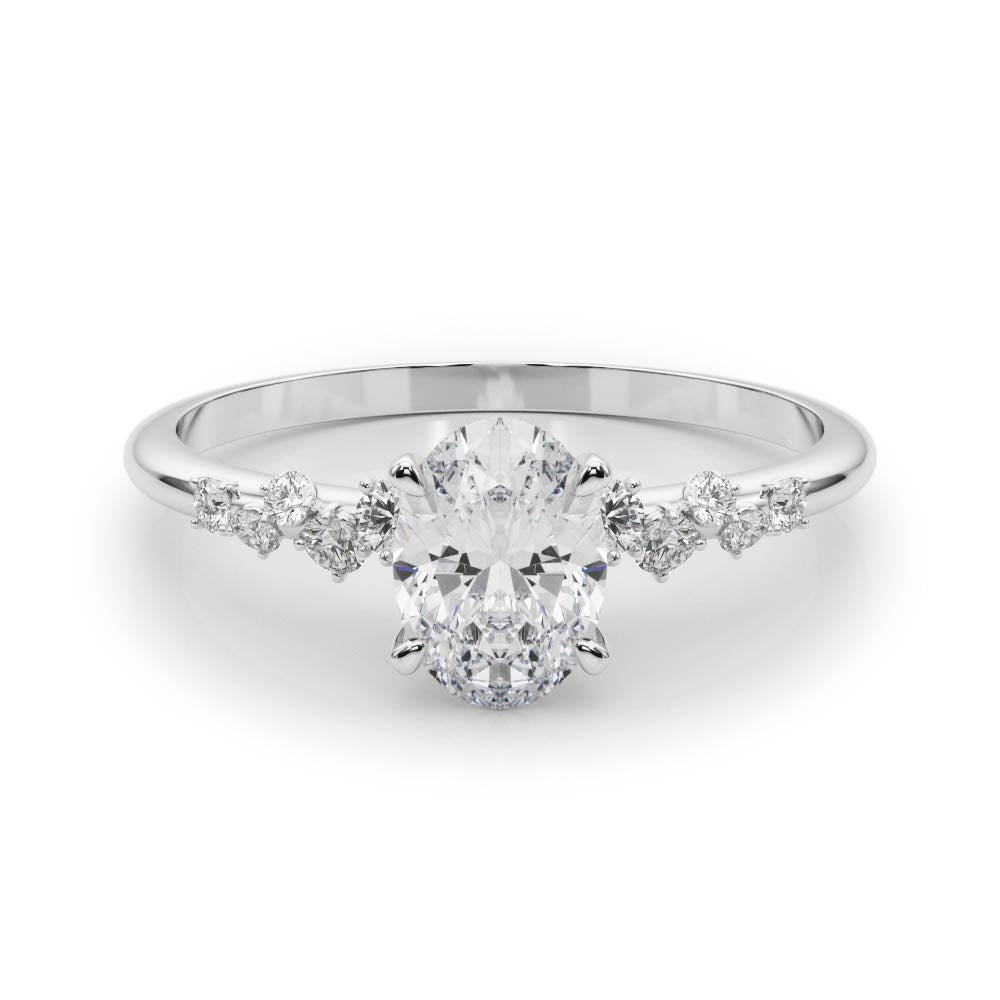 Kyla Side Stone Engagement Ring