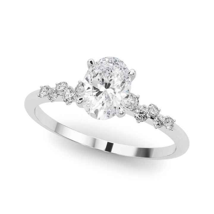Kyla Side Stone Engagement Ring