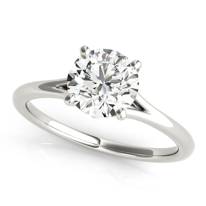 Hana Criss Cross Solitaire Engagement Ring