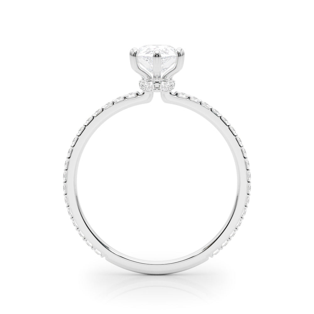 Wendy Hidden Halo Engagement Ring