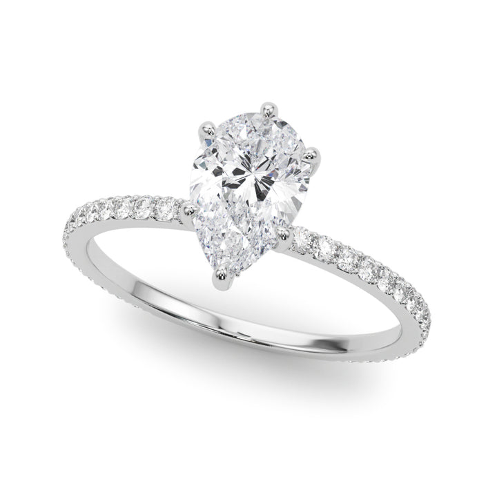 Wendy Hidden Halo Engagement Ring