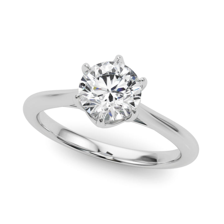 Joyce Six Prong Solitaireengagement Ring
