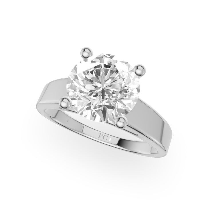 Carmen High-set Solitaire Engagement Ring