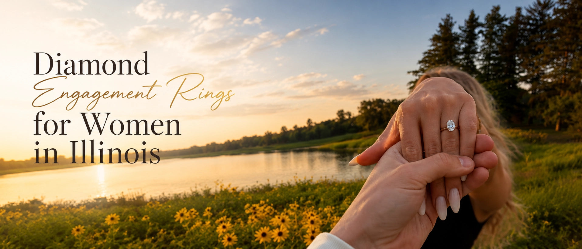 Diamond Engagement Rings for Women in Illinois