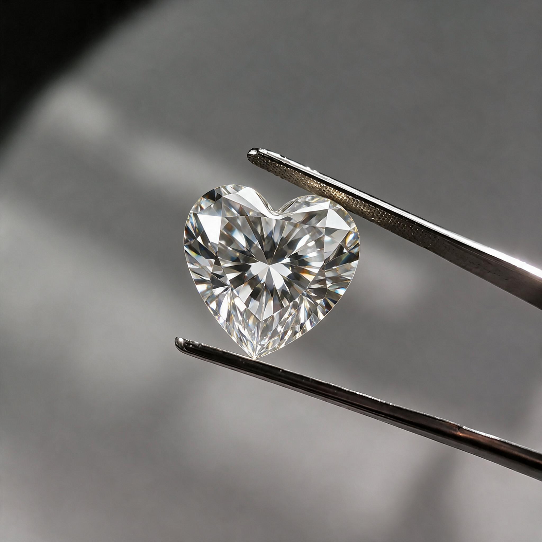 1.5CT Heart Cut Moissanite Diamond D-F | VVS