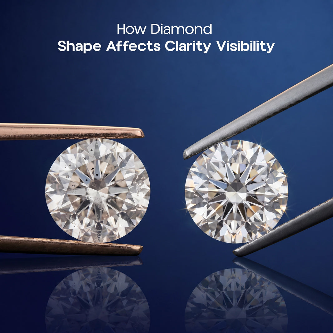 How Diamond Shape Affects Clarity Visibility