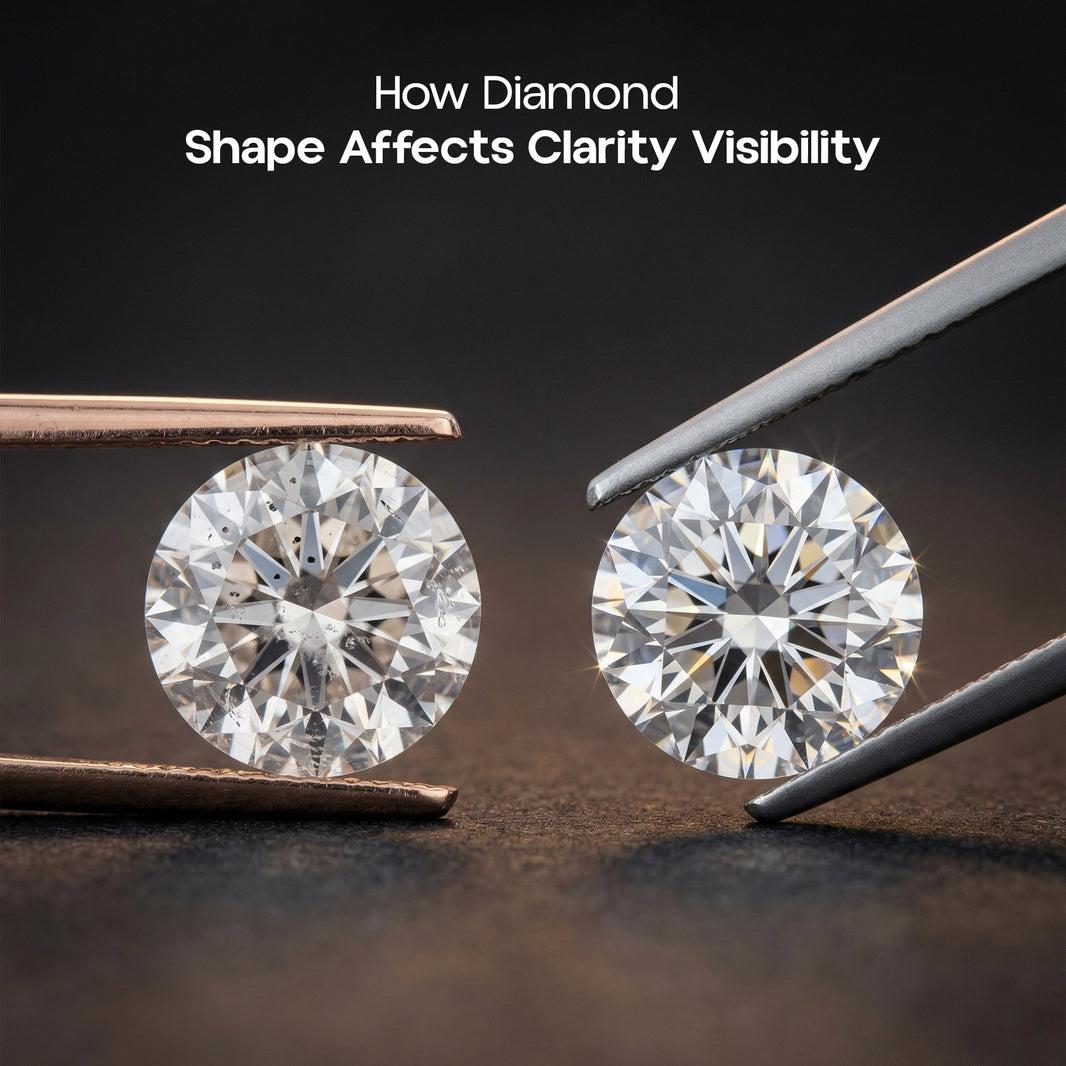 How Diamond Shape Affects Clarity Visibility