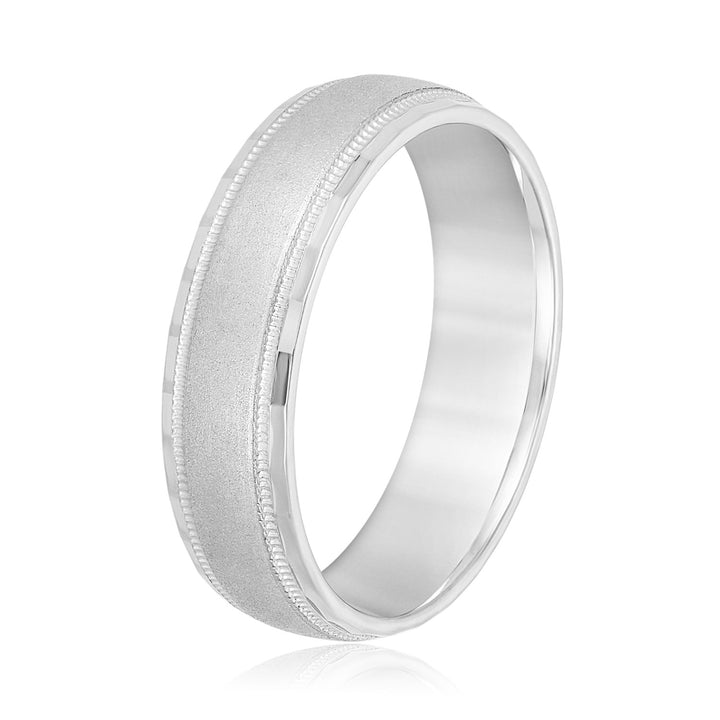 Barrett 6mm Mens Band in Platinum