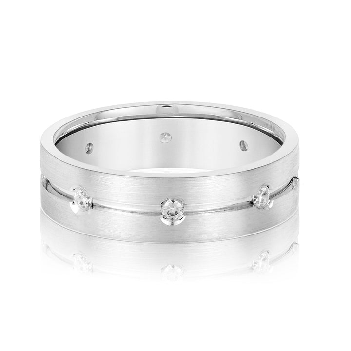 Riley 6mm Mens Diamond Band