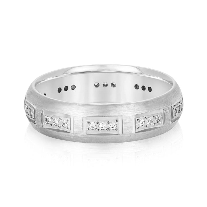 Sebastian 6mm Mens Diamond Band