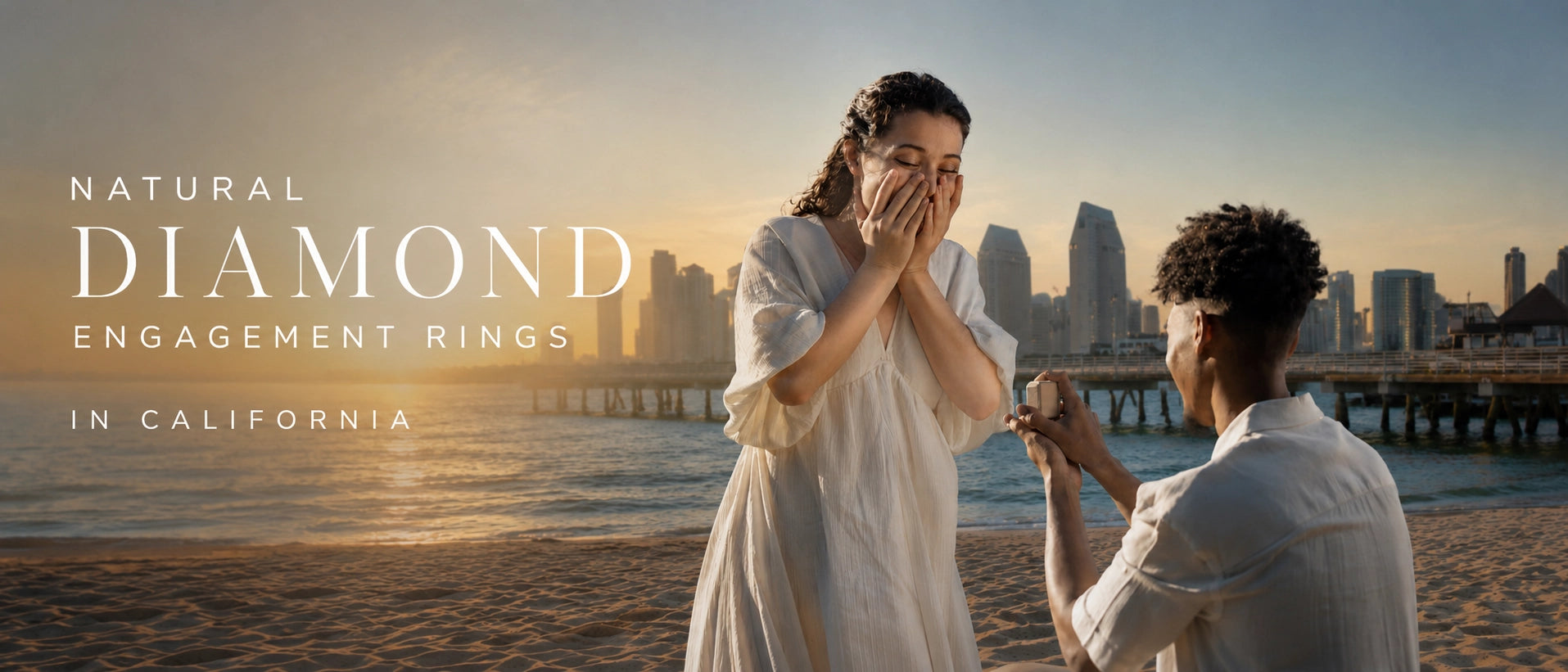 Natural Diamond Engagement Rings in California