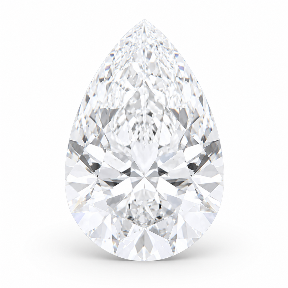 1.5CT Pear Cut Moissanite Diamond D-F | VVS | NA Certified