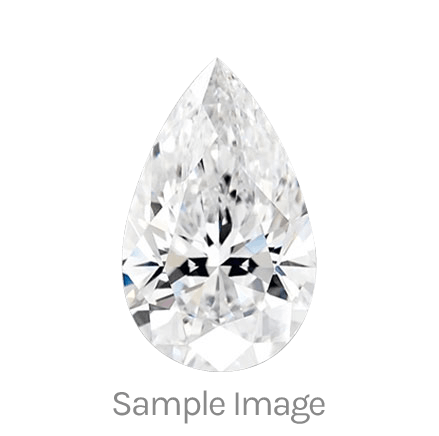 3.08CT Pear Cut Lab Grown Diamond F | SI1 | IGI Certified