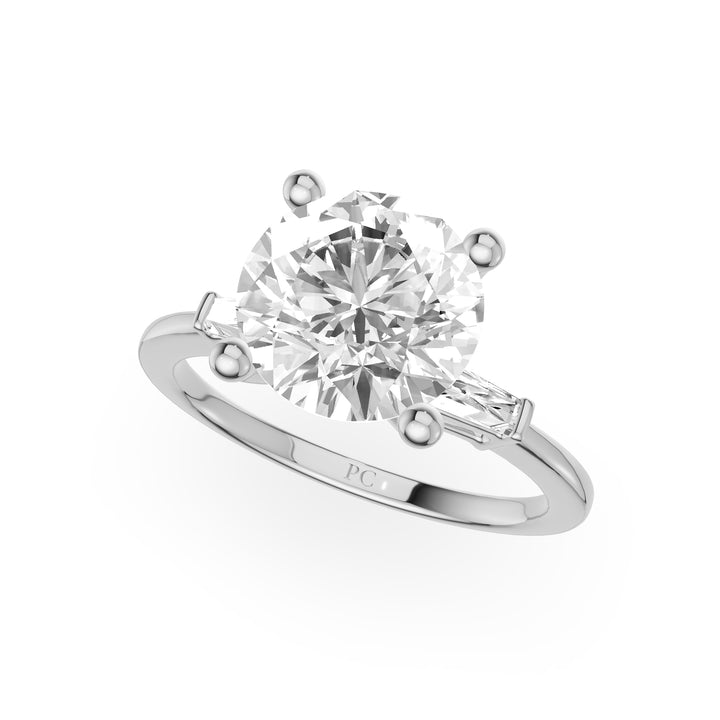 Dominic Three Stone Engagement Ring