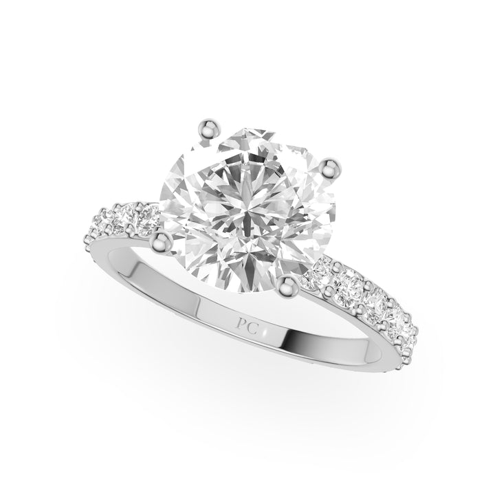 Carry Hidden Halo Engagement Ring