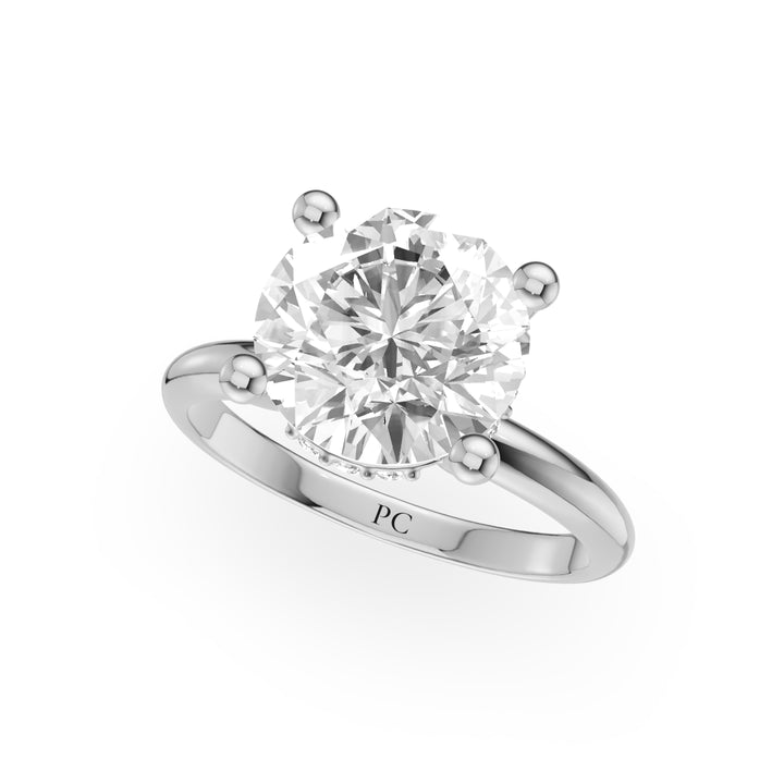 Frido Hidden Halo Engagement Ring