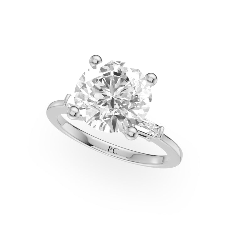 Dominic Three Stone Engagement Ring