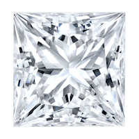 3CT Princess Cut Lab Grown Diamond E | VS1 | IGI Certified