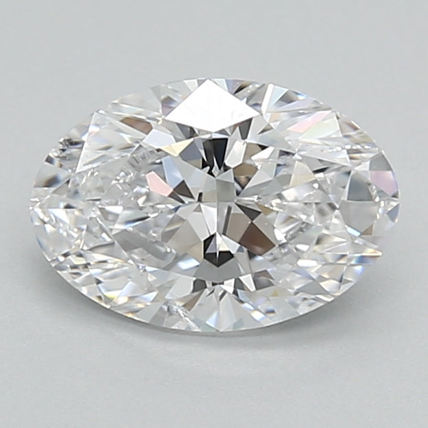 1CT Oval Cut Lab Grown Diamond D | SI1 | IGI Certified