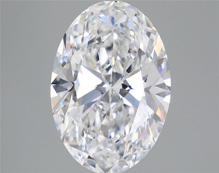 5.53CT Oval Cut Lab Grown Diamond D | VS1 | IGI Certified