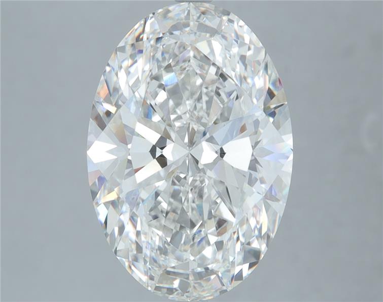 5.1CT Oval Cut Lab Grown Diamond F | VS1 | IGI Certified