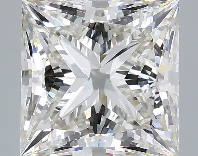 3.04CT Princess Cut Lab Grown Diamond H | VVS1 | IGI Certified