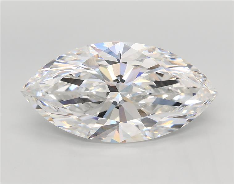 5.14CT Marquise Cut Lab Grown Diamond F | VVS2 | IGI Certified
