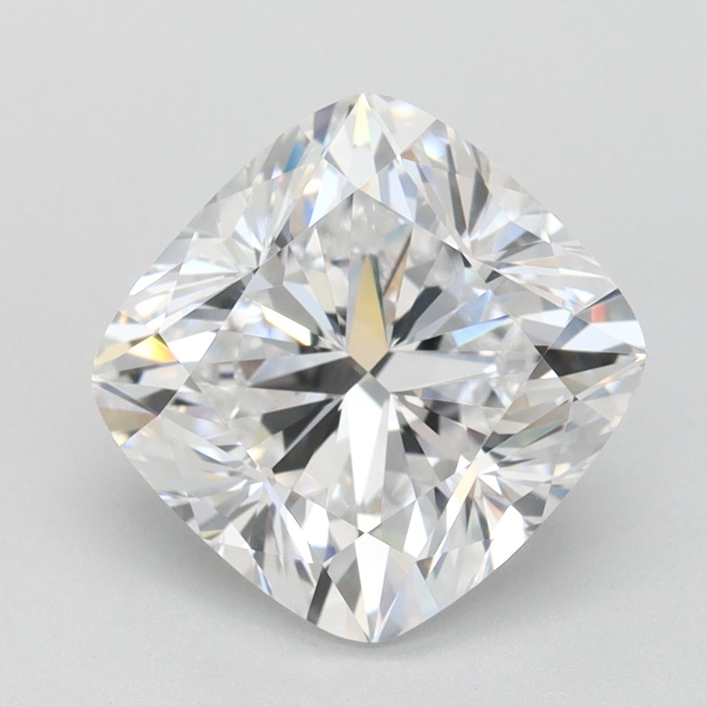 2.5CT Cushion Cut Lab Grown Diamond D | VVS1 | IGI Certified