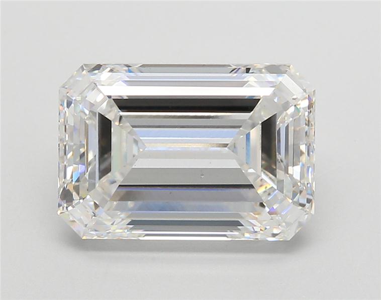 5.51CT Emerald Cut Lab Grown Diamond F | VS1 | IGI Certified