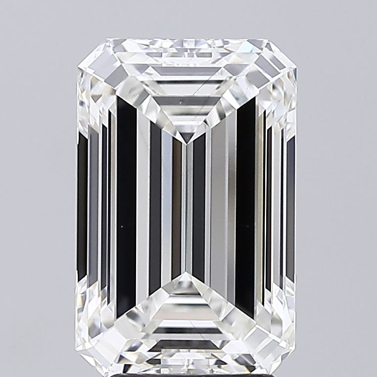 5.01CT Emerald Cut Lab Grown Diamond F | VS1 | IGI Certified