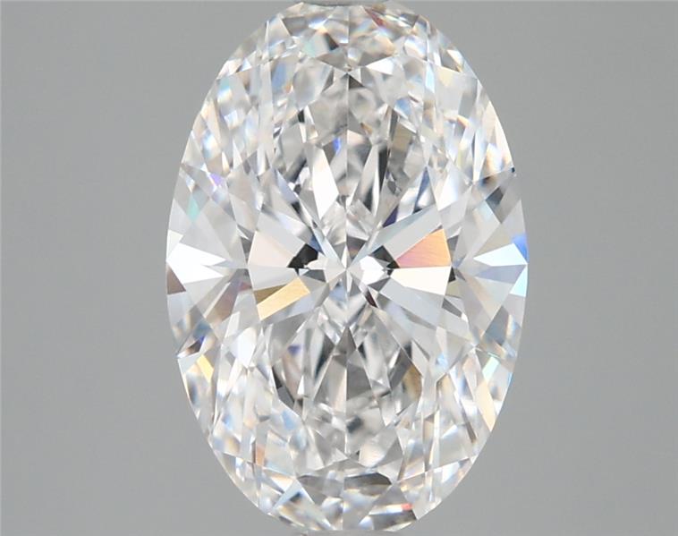 2.85CT Oval Cut Lab Grown Diamond E | VVS1 | IGI Certified