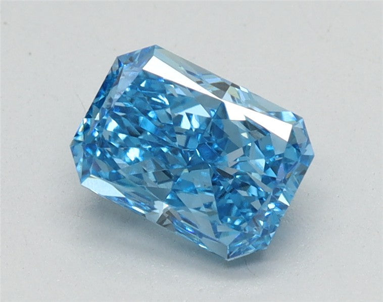 1CT Radiant Cut Coloured Lab Grown Diamond BLUE | VS1 | IGI Certified
