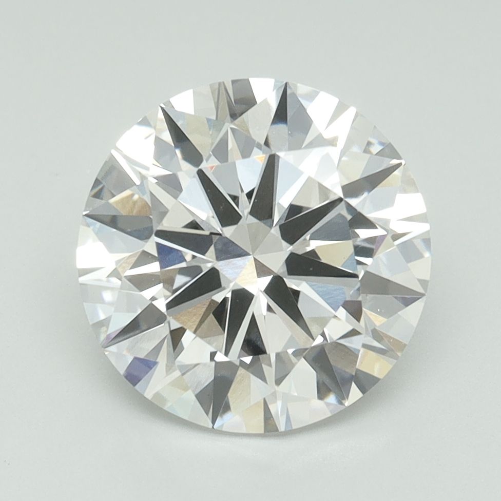 3.02CT Round Cut Lab Grown Diamond F | VVS2 | IGI Certified