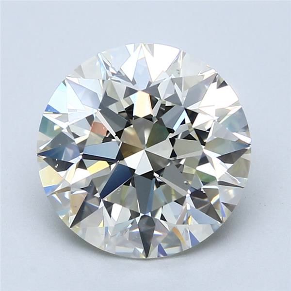 4.25CT Round Cut Natural Diamond K | SI1 | GIA Certified