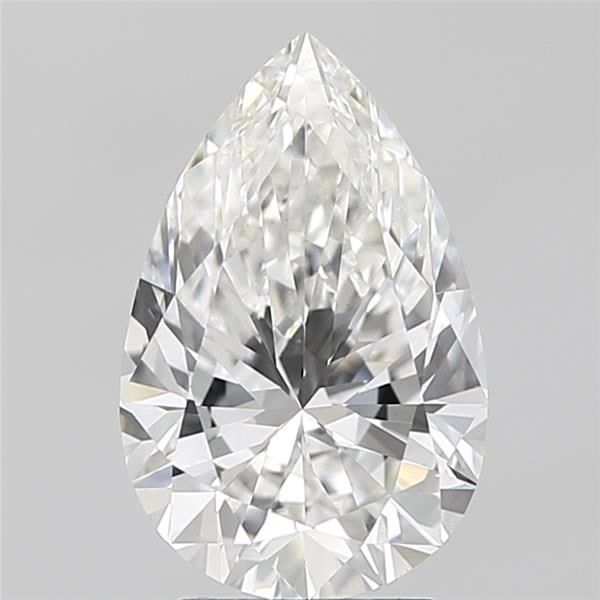 2.8CT Pear Cut Lab Grown Diamond F | VS1 | IGI Certified