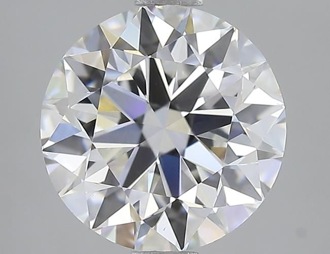 2.5CT Round Cut Lab Grown Diamond E | VVS2