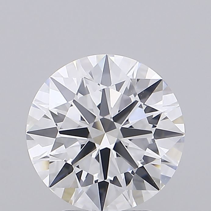 2.18CT Round Cut Lab Grown Diamond D | FL | IGI Certified