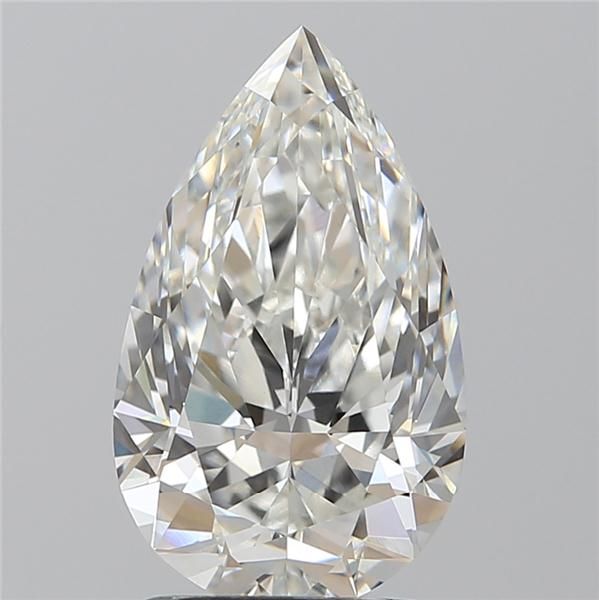 2.22CT Pear Cut Lab Grown Diamond F | VVS2 | IGI Certified