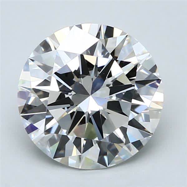 2.72CT Round Cut Natural Diamond F | VVS2 | GIA Certified