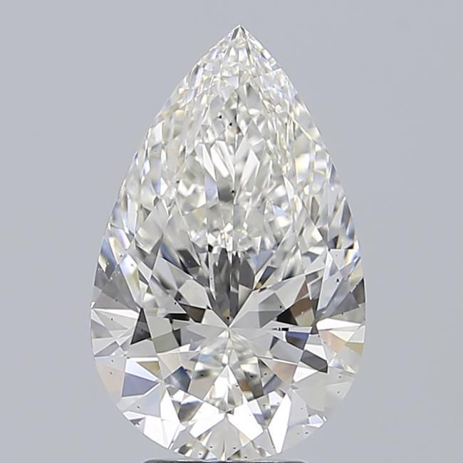 4.34CT Pear Cut Lab Grown Diamond F | SI1 | IGI Certified