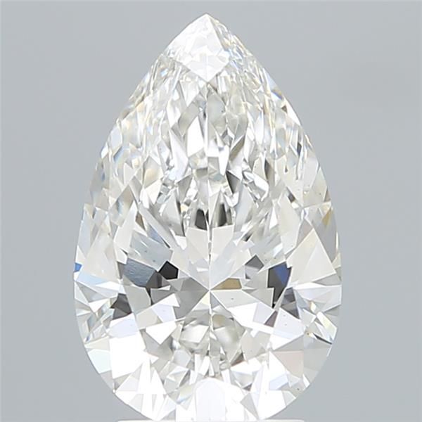 3.19CT Pear Cut Lab Grown Diamond F | VS1 | IGI Certified