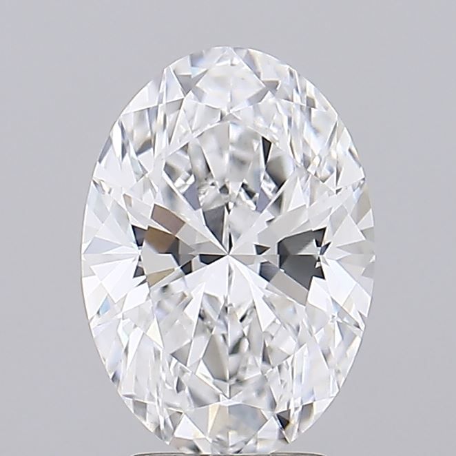 3.18 ct D Color VVS2 Clarity Oval Shape Lab Grown Diamond